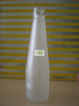 Frosted Glass Bottle