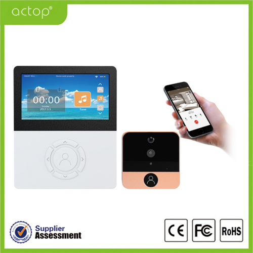 Smart WIFI Campainha Monitor sem fio