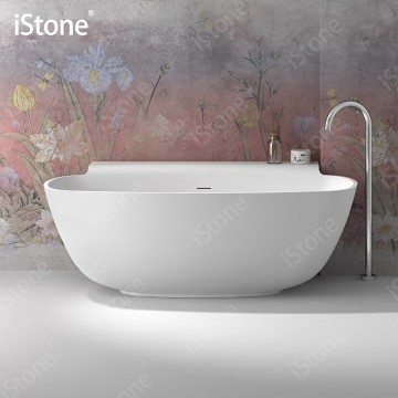 Italian Classic Design Foshan Stone Freestanding Bathtub WD6576