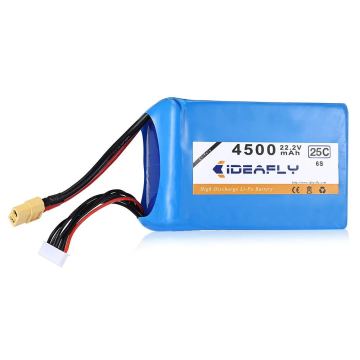 4500mAh 6S 25C Li-po Battery