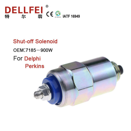 ใหม่ 12V ปิดโซลินอยด์วาล์ว 7185-900W สำหรับ Perkins