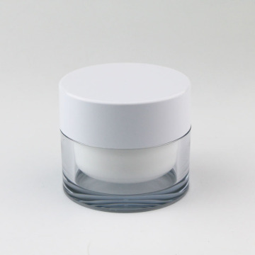 30g 50g 100g 120g opal white colored empty plastic acrylic cream jar cosmetic packaging