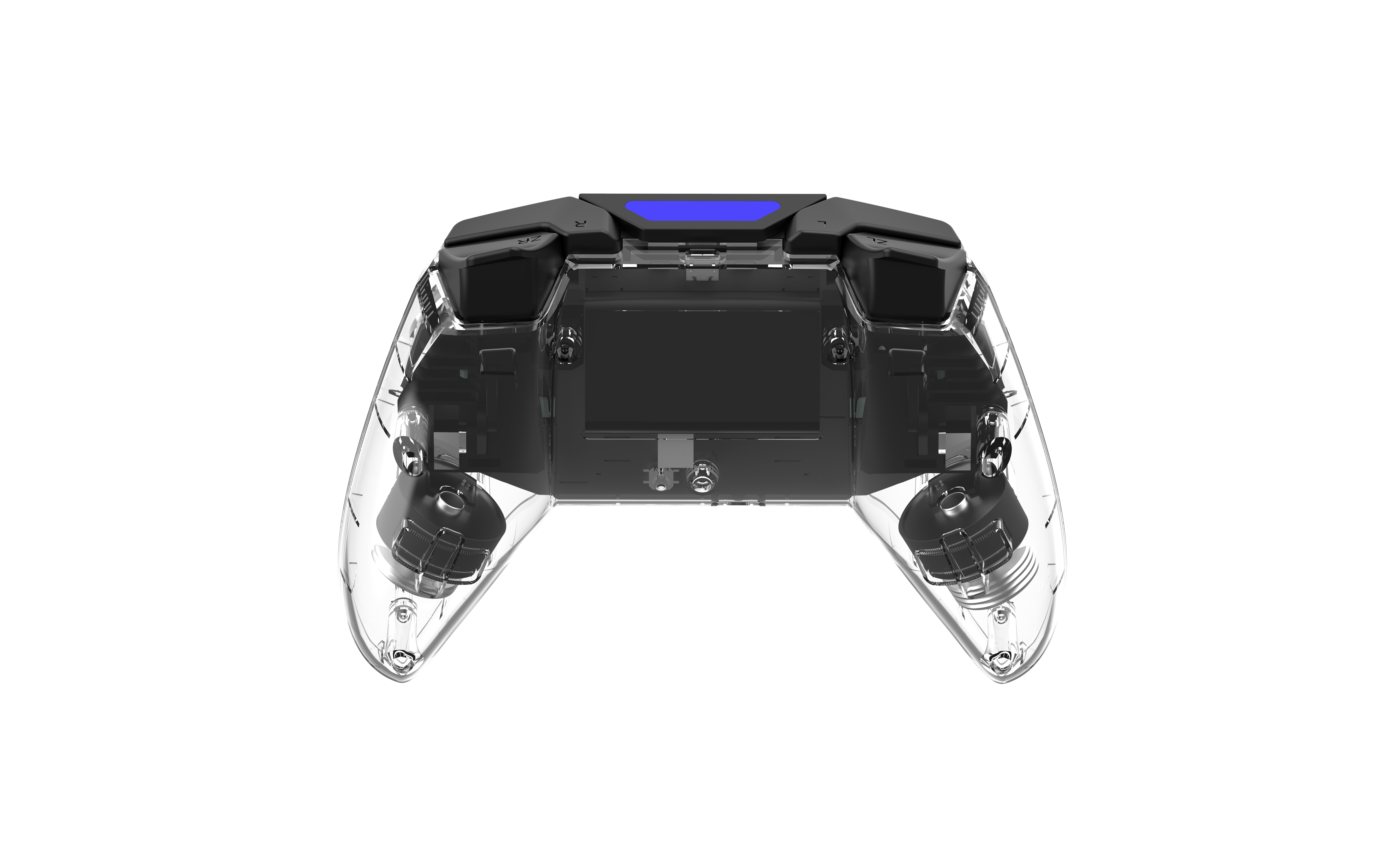 Transparent Black Remote PS4 Controller Bluetooth