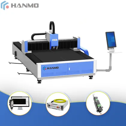 Customized Hanmo 3KW3015 Laser Cutting Machine with CyPCut for Metal Fabrication