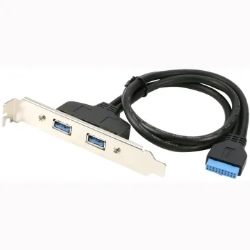 USB3.0-Female Back Panel to 20pin Header Connector Cable