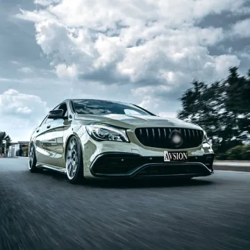 Mercedes-Benz CLA W117 Upgrade to CLA 45 AMG Style Accessories - Bumper, Tail Lip, Exhaust