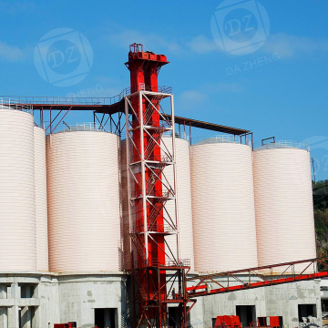 Fly ash falling steel plate warehouse