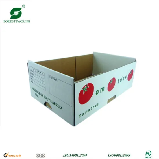 CARDBOARD BOXES VEGTABLE FRUIT