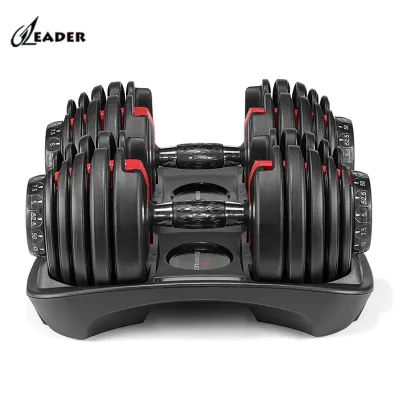 Quickly Adjustable Gym Equipment Fitness Steel Dumbbells - 5Kg to 50Kg