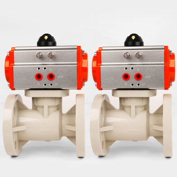 Desain Katup Bola Flange Pneumatik Presisi