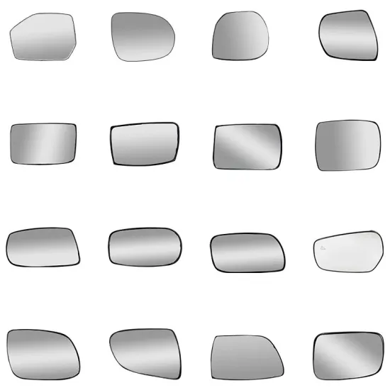 Wholesale Heated Side Mirror Glass for Hyundai Santa Fe, Genesis Coupe, Kia Sportage, Sorento & Reversing Mirror Lenses