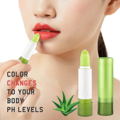 Private Label Moisturizing Color Changing Lip Balm with Aloe Vera