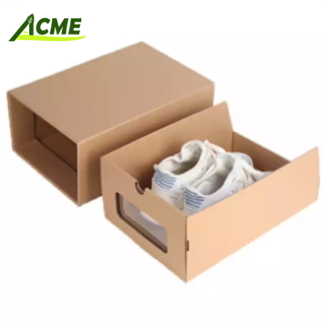 Custom Printed Foldable Paper Shoe Boxes for Luxurious Shoe Packaging and Shipping