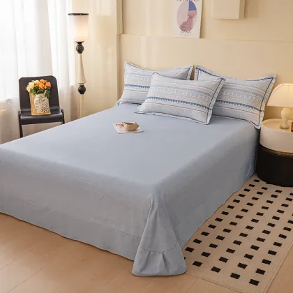 100% cotton Chien Chien Love style bed sheet