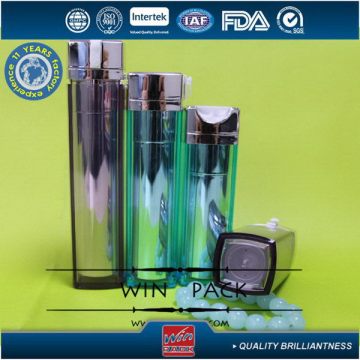New hot-sale mini round airless pump cosmetic bottle