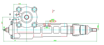 Mitsubishi SUV Pickup Vehicle Power Gear Box