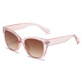 Cat-Eye Large Frame Gradually Sunglasses Men And Women Fashion INS Style Sunglasses