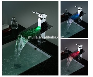 LS01 led fashion brass sink fitting basin mixer tap