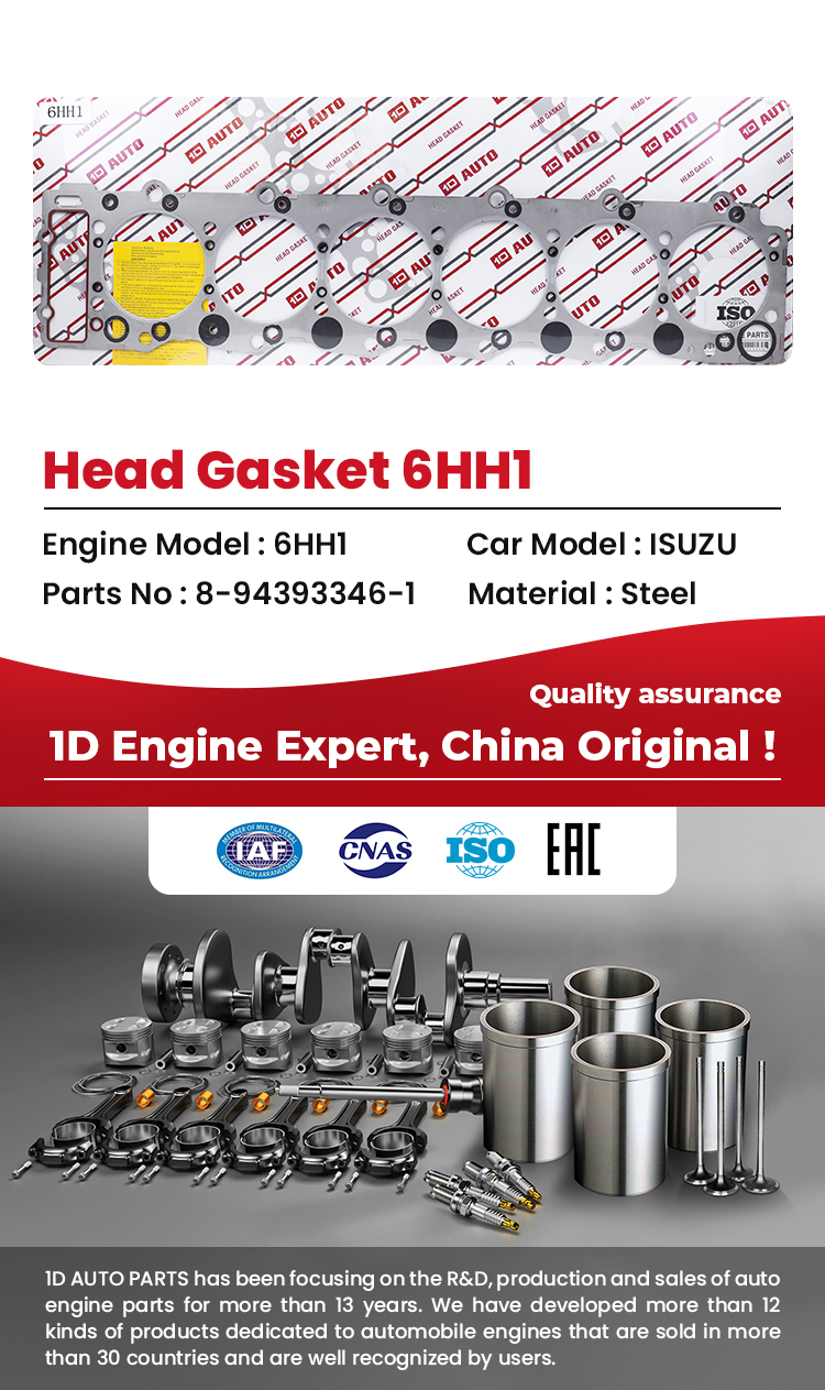 Head Gasket Kit for Isuzu 6hh1
