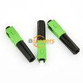 SC APC Green Fiber Optics Connector