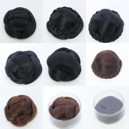 wholesale synthetic crochet hair buns messy hair bun perruqu avec synthetic hair chignon afro