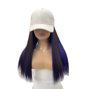 Vivian Hair Wig: Stylish Synthetic Hair Baseball Hats with Wigs