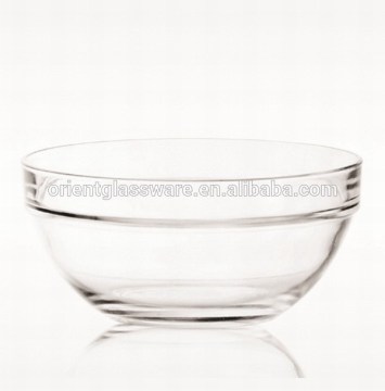 High quality clear glass on glass bowl wholesale