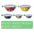 ATO 5 PCS Glass Glauts Storage Bowls Conjunto