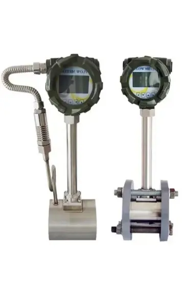 High precision digital vortex street flowmeter