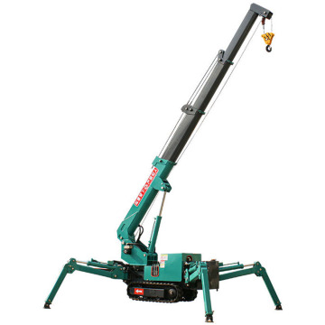 Telescopic Mini Lifting Spider Cranes for Construction - 2ton to 8ton