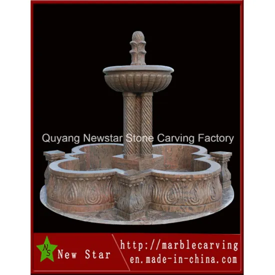 Cheap Marble Stone Carving Water Fountain (NS-307)