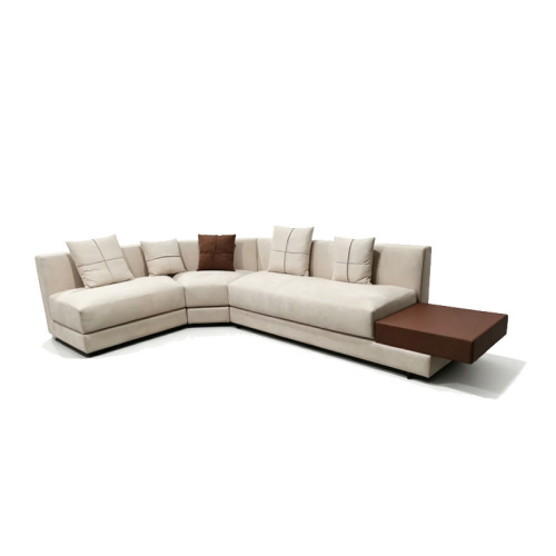 Set Sofa Fabrik Moden L-Shaped