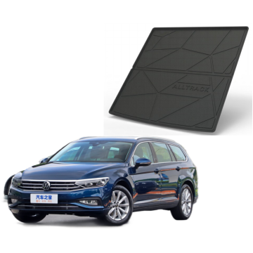 Anti-Slip Trunk Mats for Volkswagen Passat Alltrack 4WD 2016-2022 - All Weather TPE Cargo Liner Floor Mats