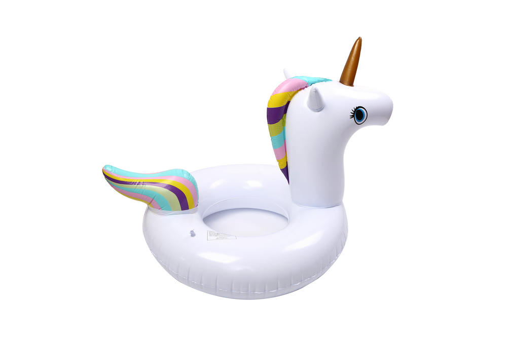 Летняя водная игрушка Надувное кольцо для плавания с фламинго из ПВХ