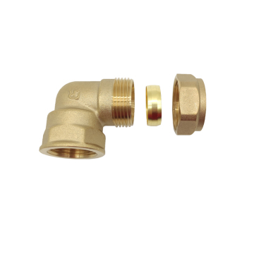 Factory Outlet Copper Pipe Brass Compression Fittings: Union, Elbow, and Tee for Refrigeration