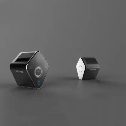 Solar Powered Surveillance Camera Industrial Design