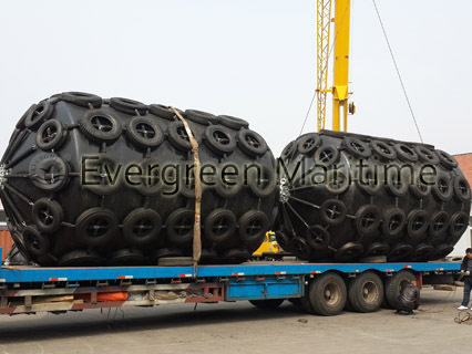 Rubber Cushion Type Foam Filled Fenders with High Density Closed Cell Foam Core