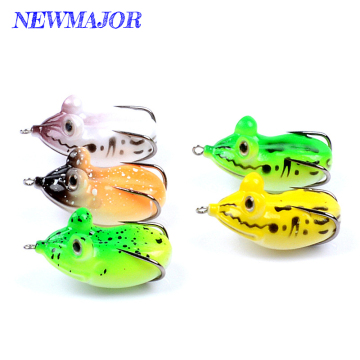 Newmajor 11.6g 5.4 cm 5 Färg av hög kvalitet mjuka grodfiske lockar