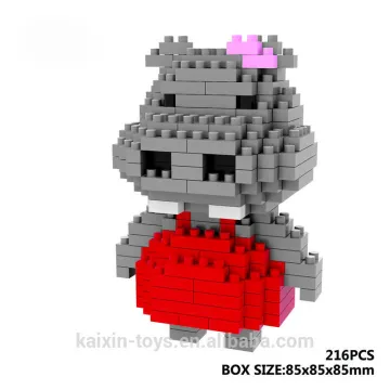 mini plastic blocks figure kids DIY diamond building block toy