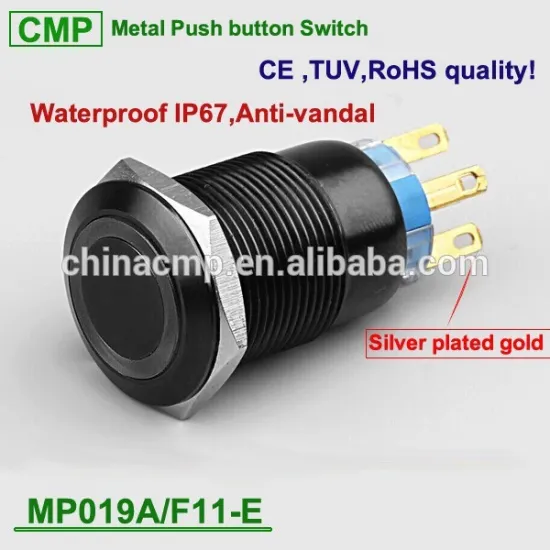 CMP 19mm Metal Push Buttons, LED Indicator Lights, Selector Switches
