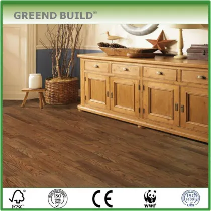 Teak wood grain waterproof wood floor
