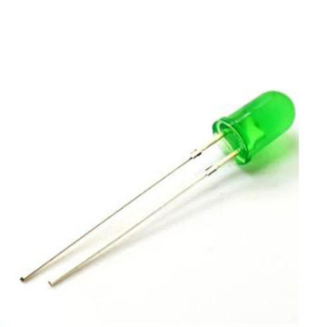 5mm Green LED Round Wide Angle Diffused