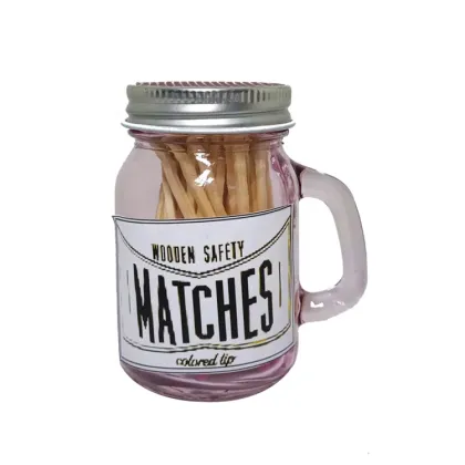 matches glass safety colorful matches in glass jars