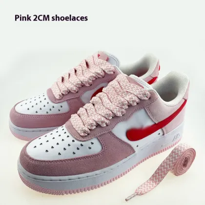 Colorful No-Tie Wave Pattern Canvas Shoelaces for Sneakers (AJ1(AF1)/Dunk/Lanvin) - 15cm to 30cm