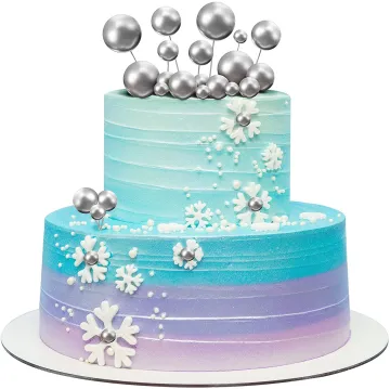 Customize Color Plastic Cupcake Faux Pearl Balls Mini Balloon Cake Topper for Decoration
