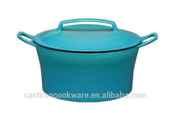 Enamel Cast Iron Dutch Oven Cooking pot round 28cm