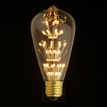 LEDER Lampadine a LED bianche e dorate