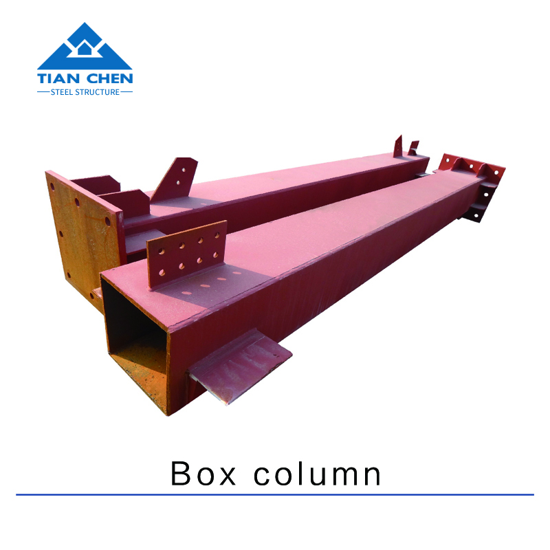 Secciones de caja de acero de fabricación de acero estructural