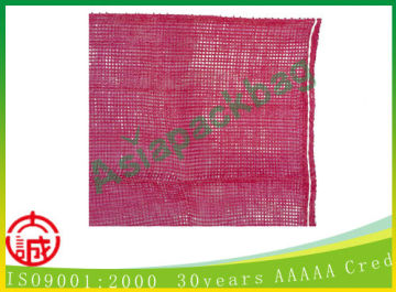 Wholesale pe raschel bag with hot cutting
