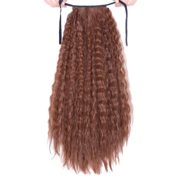 AliLeader Wholesale Drawstring Ponytail Hair Extension With Synthetic Hair